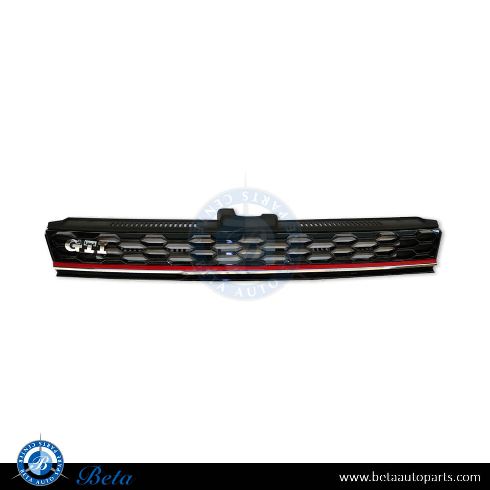 Grille for Volkswagen Golf 7.5 GTI 2018-up models, Part Number 5GG853653 Grille for Volkswagen Golf 7.5 GTI 2018-up models, Part Number 5GG853653